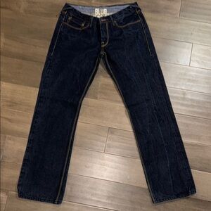 Dry Goods Blue Blood Brand Selvedge Denim Straight Leg Jeans